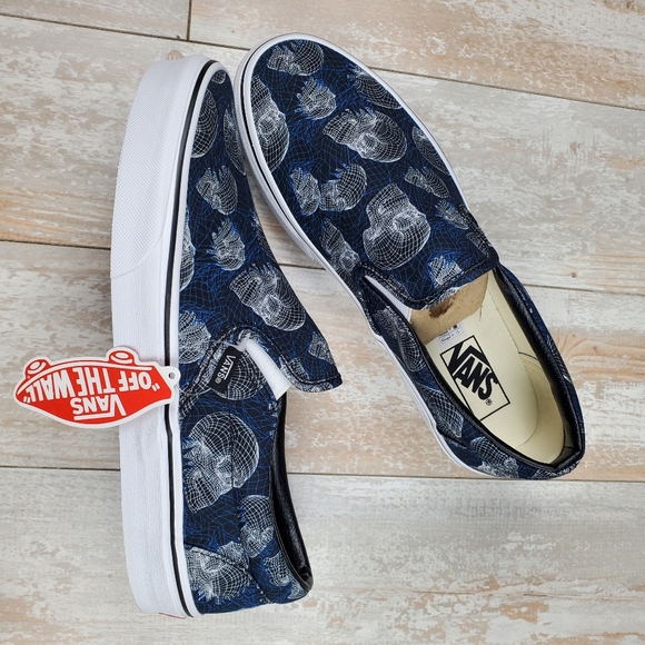 Vans Classic Slip On Wire Frame Skulls - Picture 5 of 9